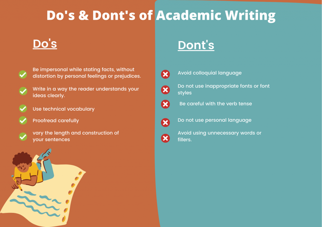 academic writing dos and don'ts